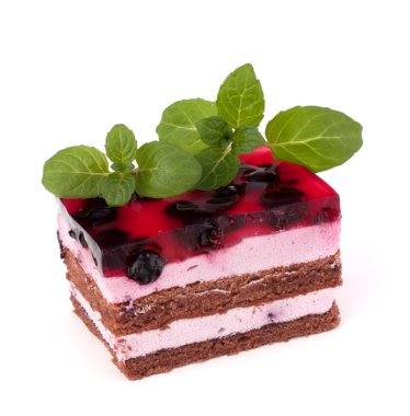 lezzetli kek parçası