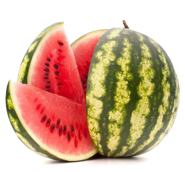 Aufgeschnittene reife Wassermelone — Stockfoto