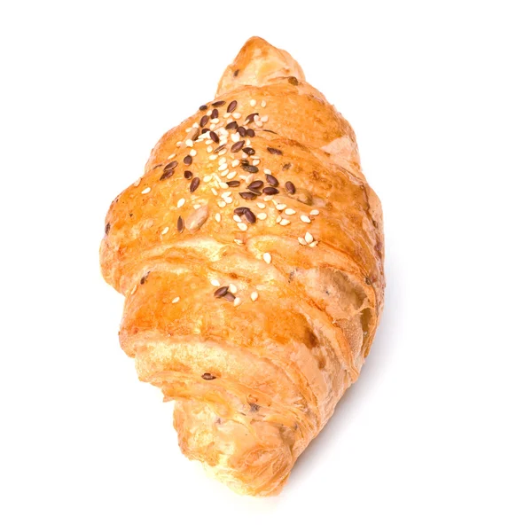 Croissant izolované na bílém pozadí — Stock fotografie