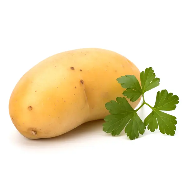 Нова картопля і зелена петрушка — стокове фото