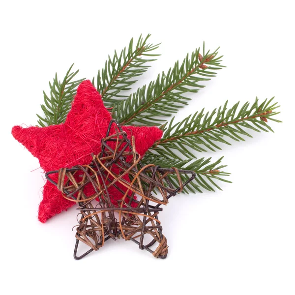 Decoración de Navidad aislada sobre fondo blanco — Foto de Stock