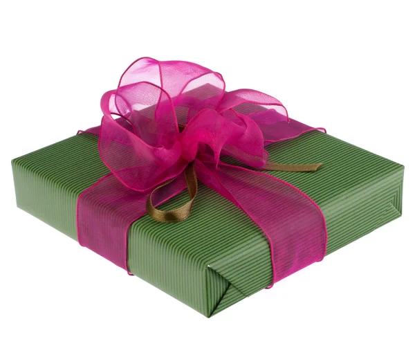 Festive gift box — Stock Photo, Image