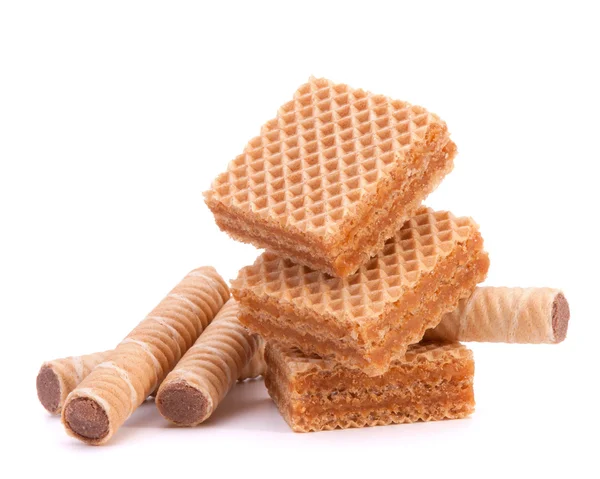 Bolachas (wafers) ou waffles de favo de mel — Fotografia de Stock