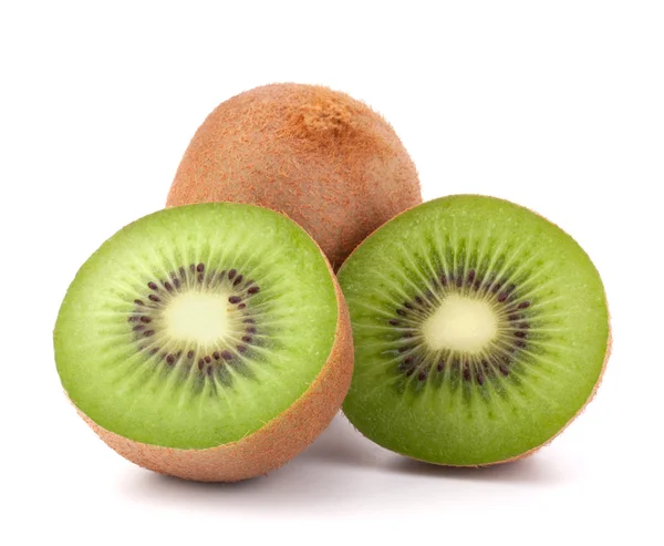 Fruta kiwi inteira e seus segmentos — Fotografia de Stock