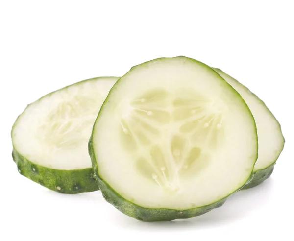 Cucumber vegetable slices — Stock Photo, Image
