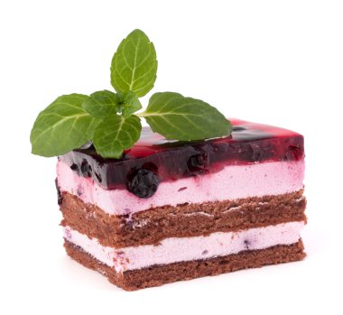 lezzetli kek parçası