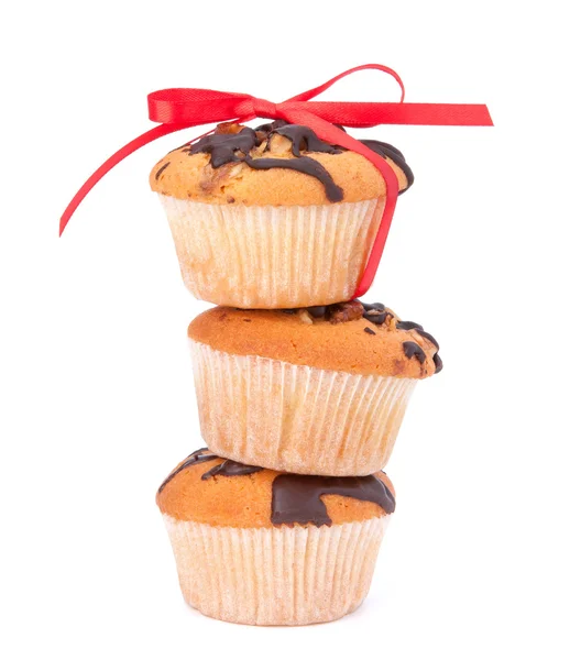 Muffins empilhados — Fotografia de Stock