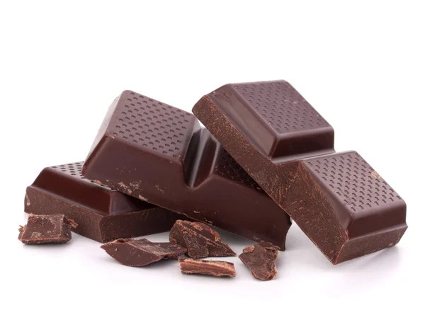 Chopped chocolate bars — Stock Photo, Image