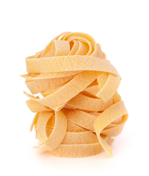 Italian pasta fettuccine nest — Stock Photo, Image