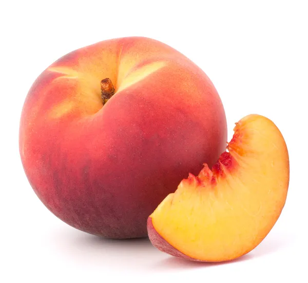 Ripe peach fruit Stockbild