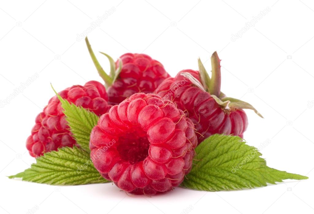 Ripe raspberries