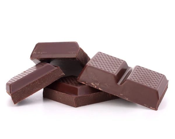 Chocolate bars stack — Stock Photo, Image