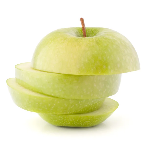 Verde mela affettato — Foto Stock