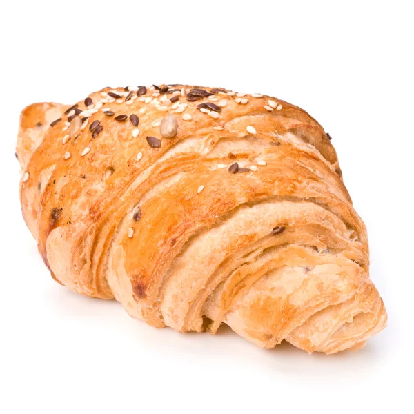 Croissant izolované na bílém pozadí — Stock fotografie