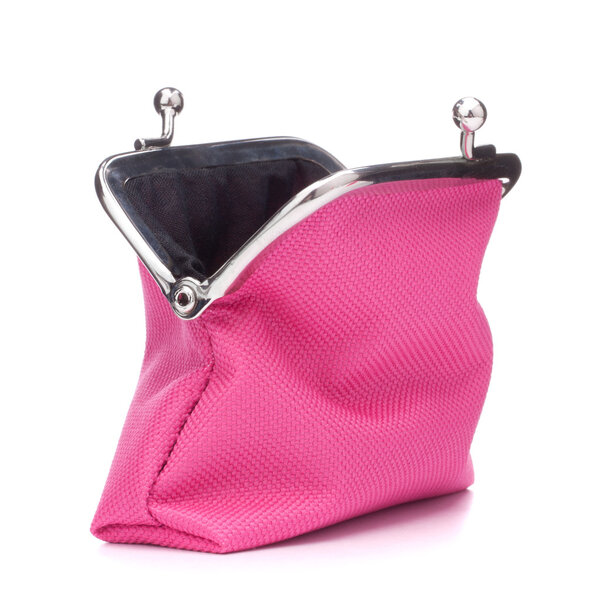 Empty open purse