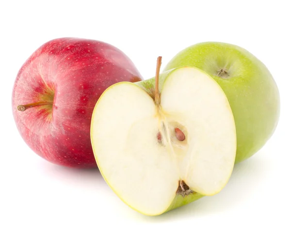 Red and green apple — Stock Photo, Image