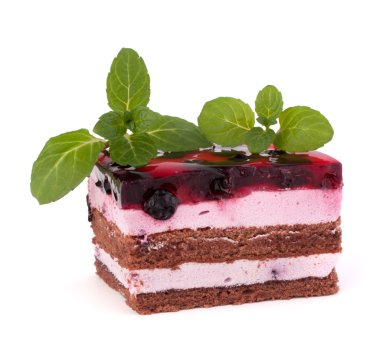 lezzetli kek parçası