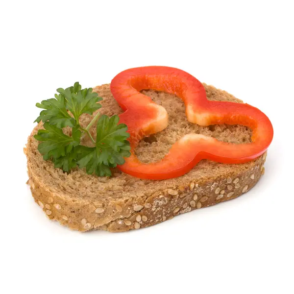 Сэндвич с овощами — стоковое фото