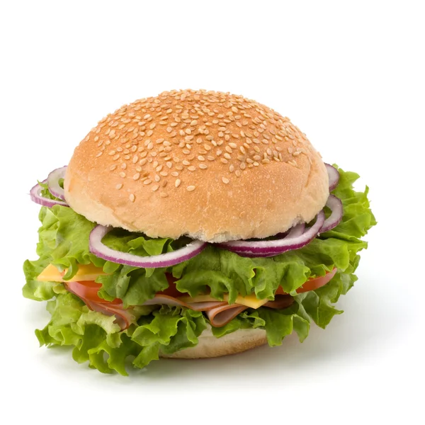 Junk food hamburger — Stock Photo, Image