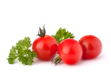 küçük cherry domates, maydanoz, baharatlar