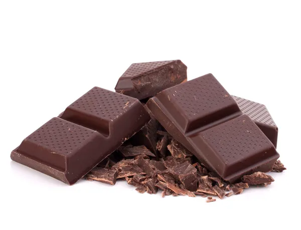 Chopped chocolate bars — Stock Photo, Image