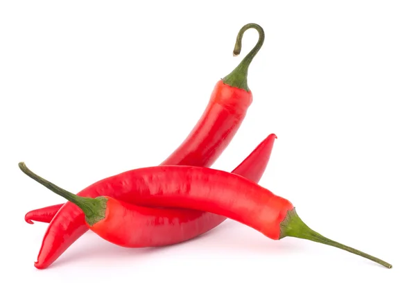 Scharfe rote Chili oder Chilipfeffer Stillleben — Stockfoto