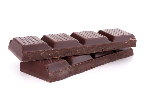 Chocolate bars stack — Stock Photo, Image