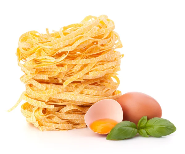 Nido de tagliatelle de pasta italiana —  Fotos de Stock