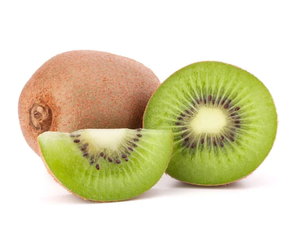 Fruta kiwi entera y sus segmentos — Foto de Stock