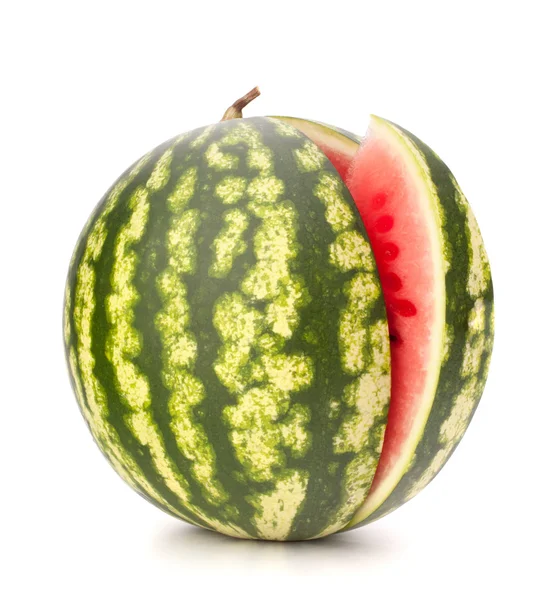 Aufgeschnittene reife Wassermelone — Stockfoto