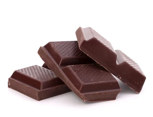 Chocolate bars stack — Stock Photo, Image