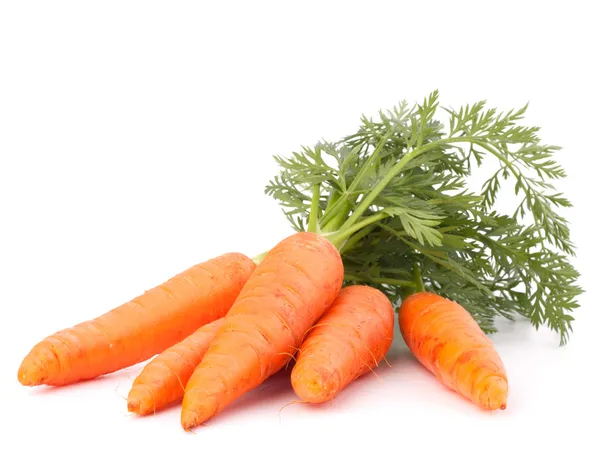 Carrot vegetable with leaves — Stock Photo, Image