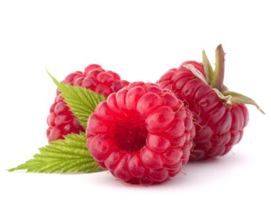 Ripe raspberries clipart