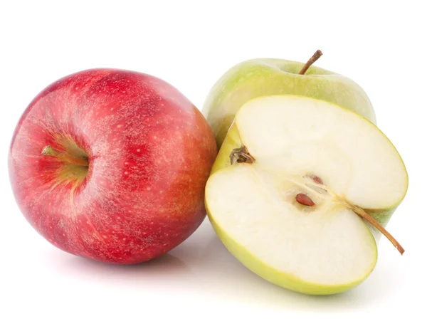 Red and green apple — Stock Photo, Image