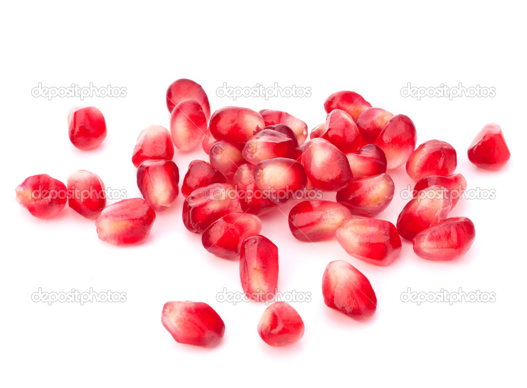 Pomegranate seed pile