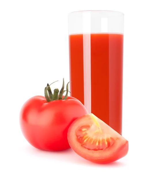 Tomatengemüsesaft im Glas — Stockfoto