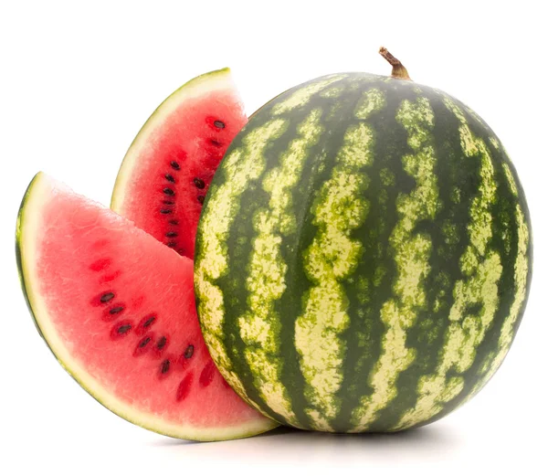 Aufgeschnittene reife Wassermelone — Stockfoto