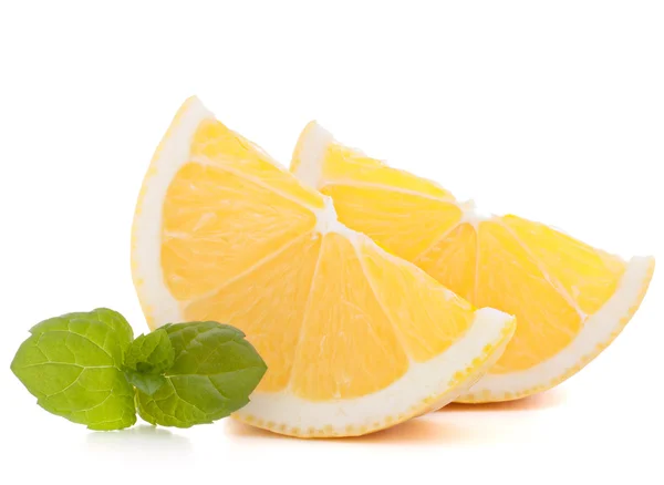 Citron eller citron citrus frukt segment — Stockfoto