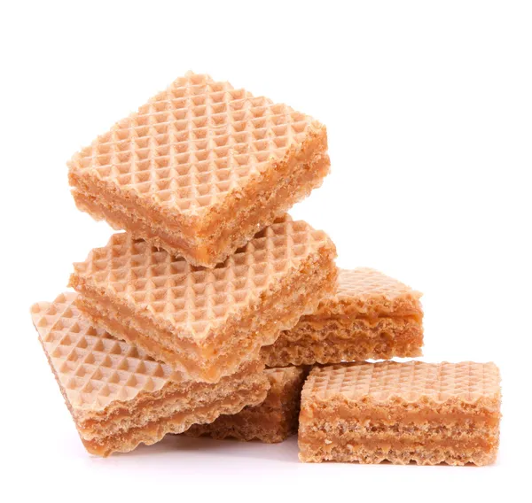 Bolachas (wafers) ou waffles de favo de mel — Fotografia de Stock