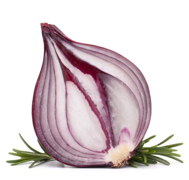 Kırmızı soğan ve biberiye yaprağı