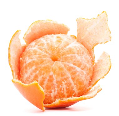 soyulmuş mandalina veya mandalina meyve