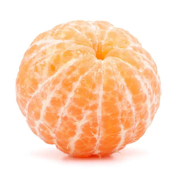 Peeled tangerine or mandarin fruit — Stock Photo, Image