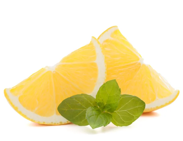 Lemon or citron citrus fruit slice — Stock Photo, Image