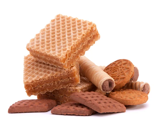 Wafers or honeycomb waffles — Stock Photo, Image