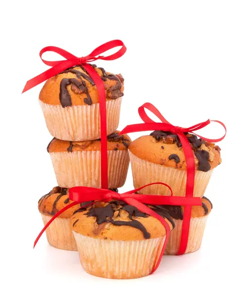 Muffin impilati — Foto Stock