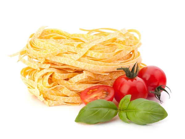 Italian pasta tagliatelle nest — Stock Photo, Image