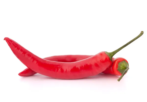 Varm röd chili eller chilipeppar — Stockfoto