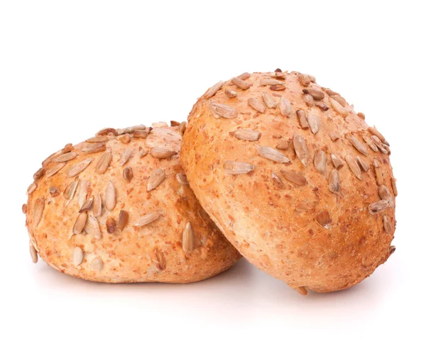 Two sandwich bun with sunflower seeds — Stock Photo, Image