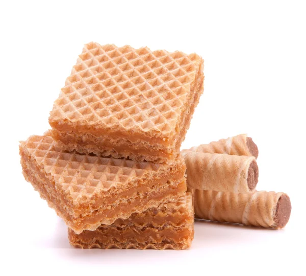 Wafers or honeycomb waffles — Stock Photo, Image