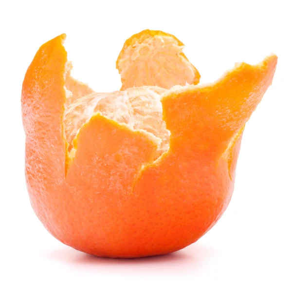 Mandarina pelada o fruta de mandarina — Foto de Stock